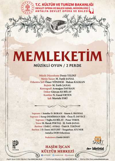 Memleketim, Antalya Devlet Opera ve Balesi